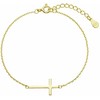Evolution Group Gold-plated bracelet with a cross 63008