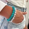 Evolution Group Howlite mineral bracelet 43056.3