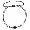 Evolution Group Juodas textile bracelet with crystal 13041.3 juodas