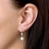 Evolution Group Women's pearl set with crystals Pavona 29006.1 baltas (earrings, pakabukas, pendant)