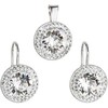 Evolution Group Jewelry set á la Kate Middleton 39107.1 crystal (earrings, pendant)