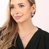 Evolution Group Jewelry set á la Kate Middleton 39107.1 crystal (earrings, pendant)