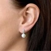 Evolution Group Sidabrinis jewelry set with genuine Pavona pearls 29037.1 (earrings, pakabukas, pendant)