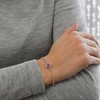 Evolution Group Sidabrinis apyrankė su Swarovski kristalu 33117.3 Rožė