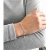 Evolution Group Sidabrinė apyrankė su Swarovski kristalais balta širdelė 33110.1