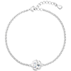 Evolution Group Sidabrinis apyrankė su Swarovski kristalu 33117.1