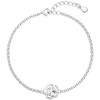 Evolution Group Sidabrinis apyrankė su Swarovski kristalu 33117.1