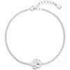 Evolution Group Sidabrinis apyrankė su Swarovski kristalu 33117.1