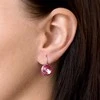 Evolution Group Sidabrinis auskarai 31106.3 rožė