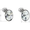 Evolution Group Sidabriniai auskarai su Swarovski kristalais 31274.5 Mėlyna Shadow