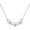 Evolution Group Sidabrinis pakabukas with genuine pearls Pavon 22017.1