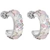 Evolution Group Stilingi auskarai su kristalais 31118.3 Magic Rose