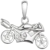 Evolution Group Stilingas sidabrinis pakabukas „Motociklas“ 64008