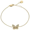 Fossil Charming auksinis-plated bracelet with crystals Butterfly JF04921710