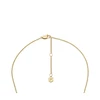 Fossil Charming auksinis-plated pakabukas Raquel JF04951710