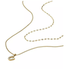Fossil Gold-plated pakabukas for good luck Horseshoe JF04906710