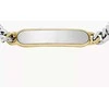 Fossil Elegant steel bicolor bracelet for men JF04851998