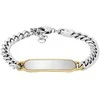 Fossil Elegant steel bicolor bracelet for men JF04851998