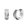 Fossil Elegantiški plieniniai auskarai su lanku Harlow JF04666040