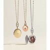 Fossil Elegantiškas plieno karoliai su medalionu Heritage Locket JF04427040
