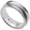 Fossil Elegantiškas plieno žiedas Harlow JF04667040