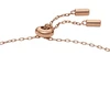 Fossil Gold-plated bracelet with zircons Mother of Pearl JF04937791