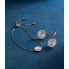 Fossil Gold-plated bracelet with zircons Mother of Pearl JF04937791