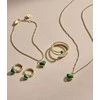 Fossil Gold plated round earrings 2in1 Modern Meadows JF04859710