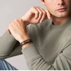 Fossil Leather bracelet for men Everett JA7315998