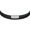 Fossil Leather double bracelet for men JF04989040
