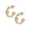 Fossil Matching auksinis-plated earrings Heritage JF04930998