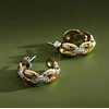 Fossil Matching auksinis-plated earrings Heritage JF04930998