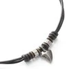 Fossil Men´s leather pakabukas with shark tooth JF85832040
