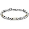 Fossil Šiuolaikinė plieninė apyrankė All Stacked Up JF04138998