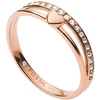 Fossil Romantic bronze ring with crystals Sutton JF03460791