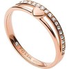 Fossil Romantic bronze ring with crystals Sutton JF03460791