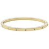 Fossil Solid auksinis-plated bracelet with zircons Shine Bright JF03872710