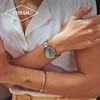 Fossil Solid auksinis-plated bracelet with zircons Shine Bright JF03872710