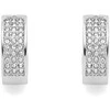 Fossil Sparkling steel hoop earrings Pavé JOF00168040