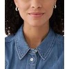 Fossil Sparkling steel hoop earrings Pavé JOF00168040