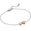 Fossil Plieninė apyrankė su širdelėmis JF03095998