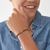 Fossil Stilinga vyriška karoliukų apyrankė su tigro akimi JF04413040
