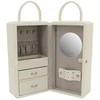 Friedrich Lederwaren Luxury baltas jewelry box Milano 20141-9