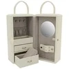 Friedrich Lederwaren Luxury baltas jewelry box Milano 20141-9