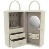 Friedrich Lederwaren Luxury baltas jewelry box Milano 20141-9