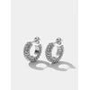 Furiosa Champagne Steel Hoop Earrings SE-CHAMPAGNE-S