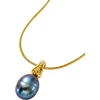 Furiosa Dirty Pearl Genuine Pearl Necklace SN-DIRTYPEARLNOIR-G