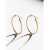 Furiosa Elegant auksinis-plated Loop Hoop SE-LOOPHOOP-G