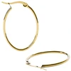 Furiosa Elegant auksinis-plated Loop Hoop SE-LOOPHOOP-G
