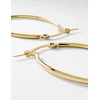 Furiosa Elegant auksinis-plated Loop Hoop SE-LOOPHOOP-G